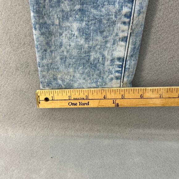 Pacsun Stacked Skinny Jeans Distressed Acid Wash Women's Size 30x32 - Picture 5 of 15